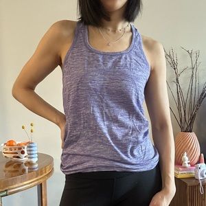 Lululemon Swiftly Tech Tank Top in Purple Marl - Size 8